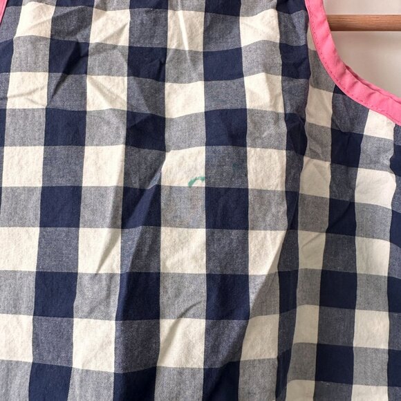 Hanna Andersson Gingham Poplin Sundress 5T 110 CM in Navy blue - Picture 2 of 5